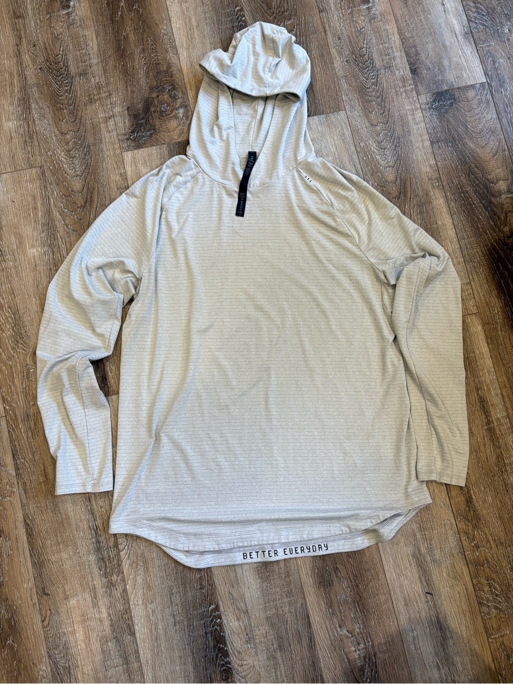 Lululemon Men’s Drysense Hoodie in Heathered Vapor Size XL Classic Fit